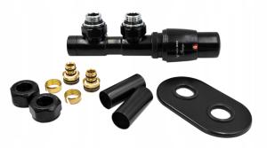 Zawor-grzejnikowy-czarny-mat-rozeta-zlaczki