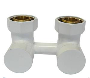 Присоединительный узел SCHLOSSER белый проходной