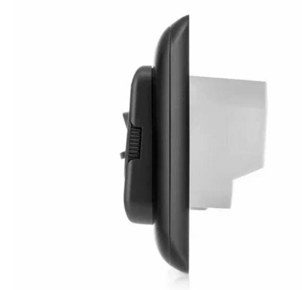 Регулятор РТС 70.26, черный матовый, сбоку